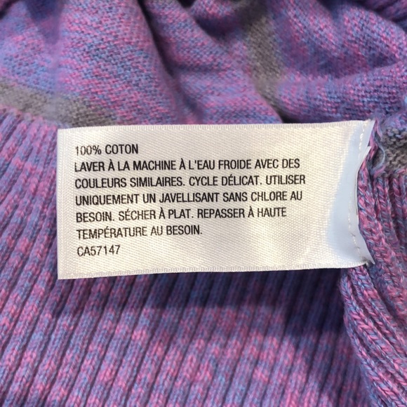 Mossimo Purple Button Pocket Sweater Stretchy - Picture 8 of 8